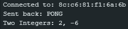 Arduino: Pong sent and 2|6 received