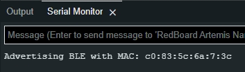 MAC Address of my Artemis Nano